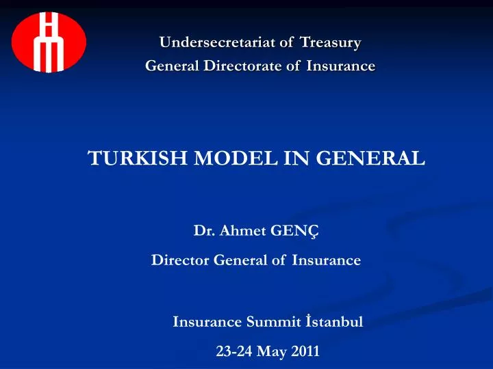 undersecretariat of treasury general directorate of insurance