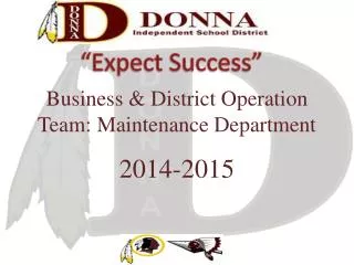 Business &amp; District Operation Team: Maintenance Department