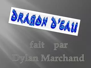 fait par dylan marchand