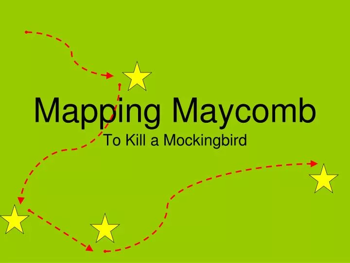 mapping maycomb