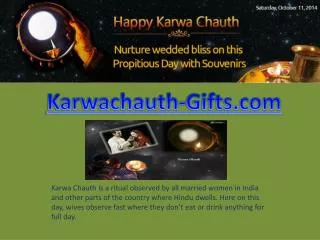 Karwa Chauth Gifts for Husband & Wife
