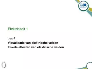 elektriciteit 1