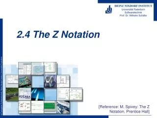 2.4 The Z Notation