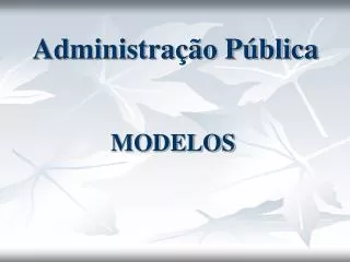 administra o p blica