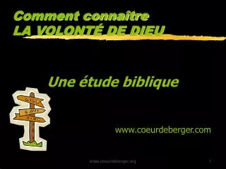 comment conna tre la volont de dieu
