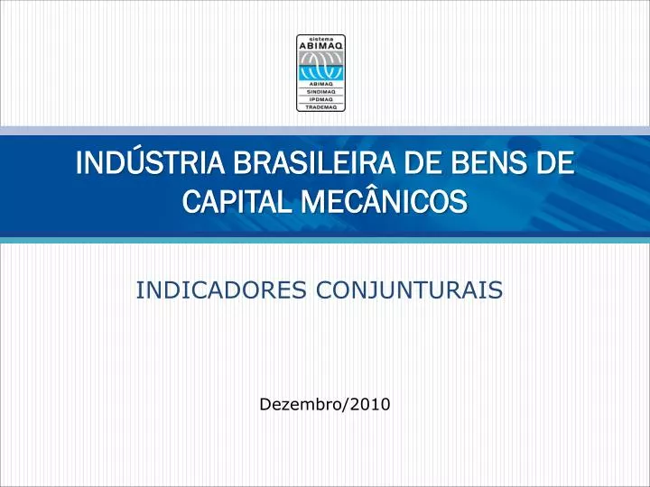 ind stria brasileira de bens de capital mec nicos