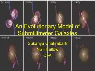 An Evolutionary Model of Submillimeter Galaxies