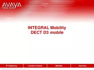 INTEGRAL Mobility DECT D3 mobile