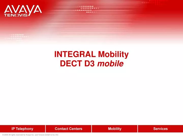 integral mobility dect d3 mobile