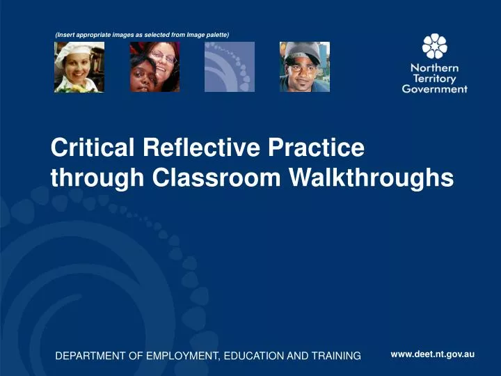 critical reflective practice through classroom walkthroughs