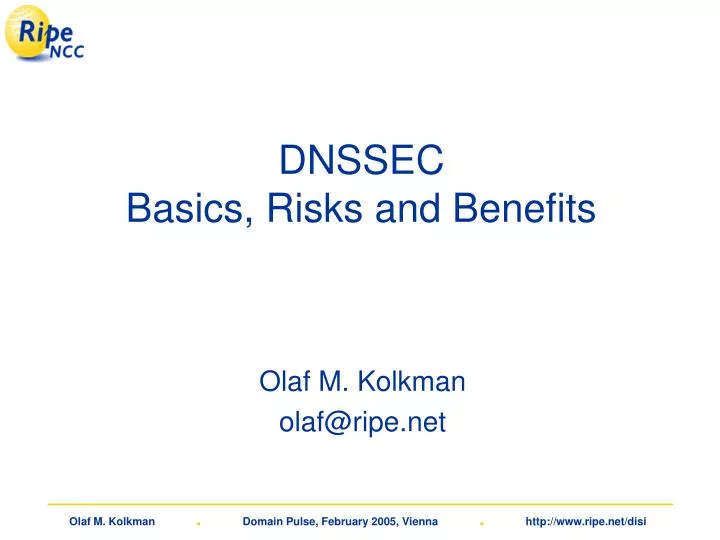dnssec basics risks and benefits