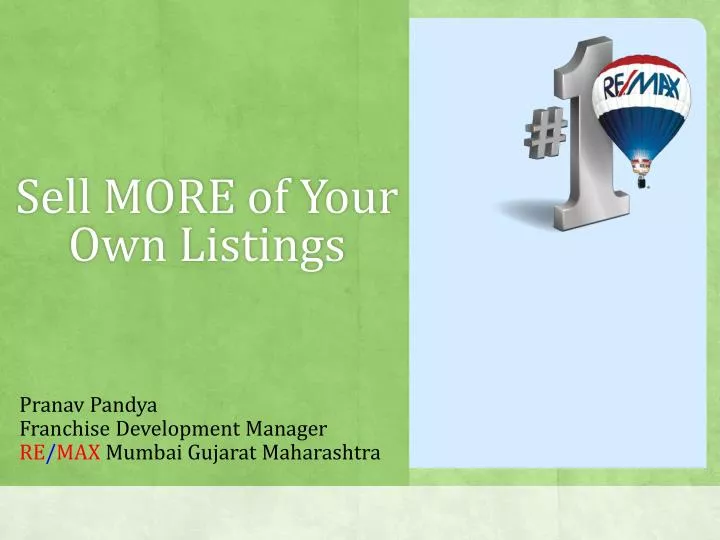 sell more of your own listings