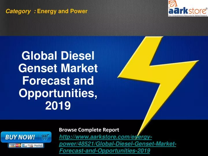 global diesel genset market forecast and opportunities 2019