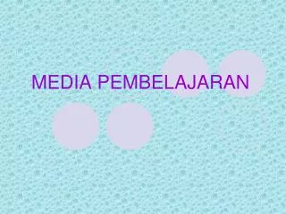 media pembelajaran