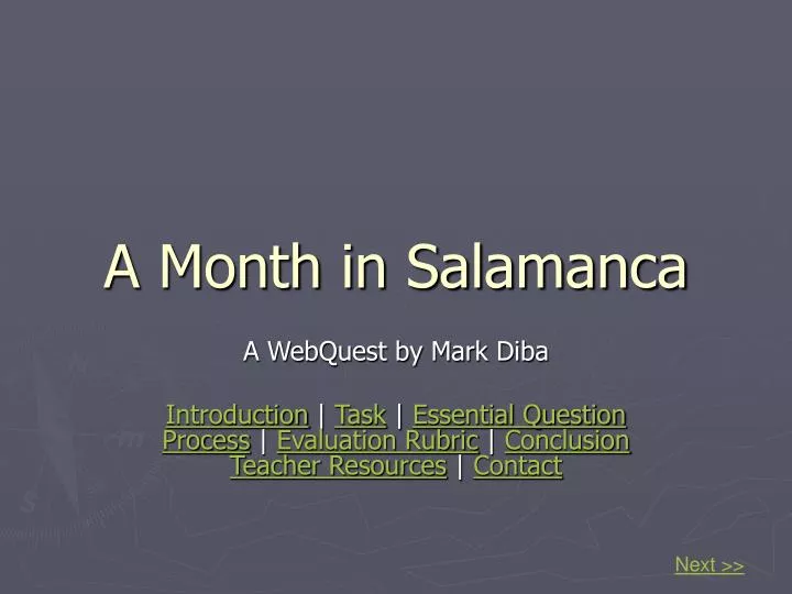 a month in salamanca