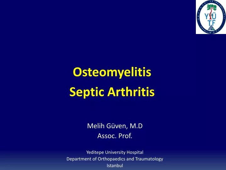 osteomyelitis septic arthritis