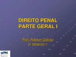 direito penal parte geral i