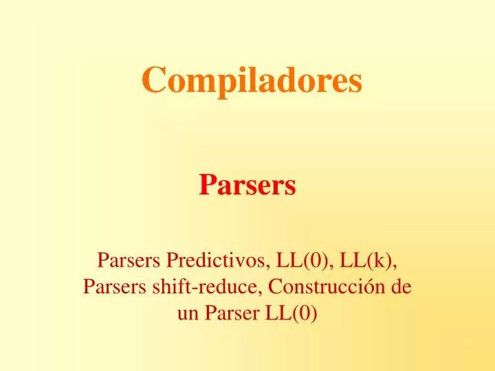 parsers