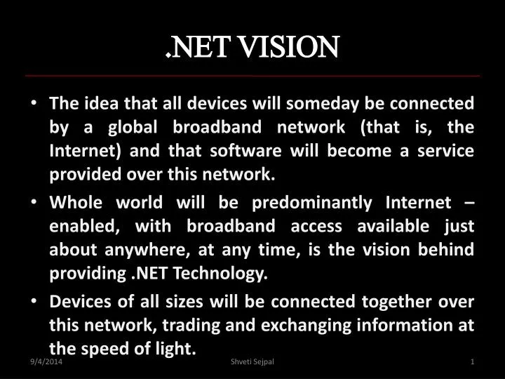 net vision