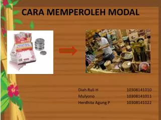 cara memperoleh modal