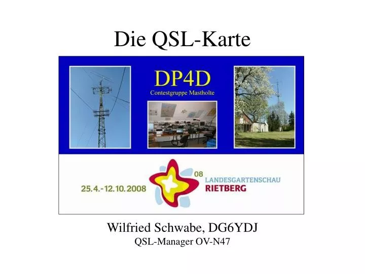 die qsl karte