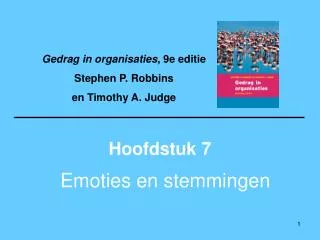 emoties en stemmingen