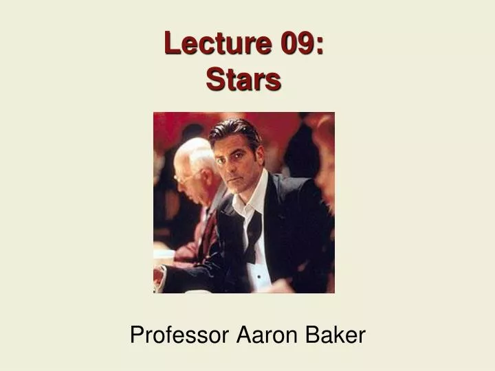 lecture 09 stars