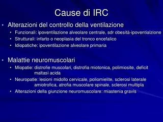 cause di irc