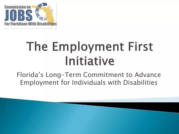 the employment first initiative