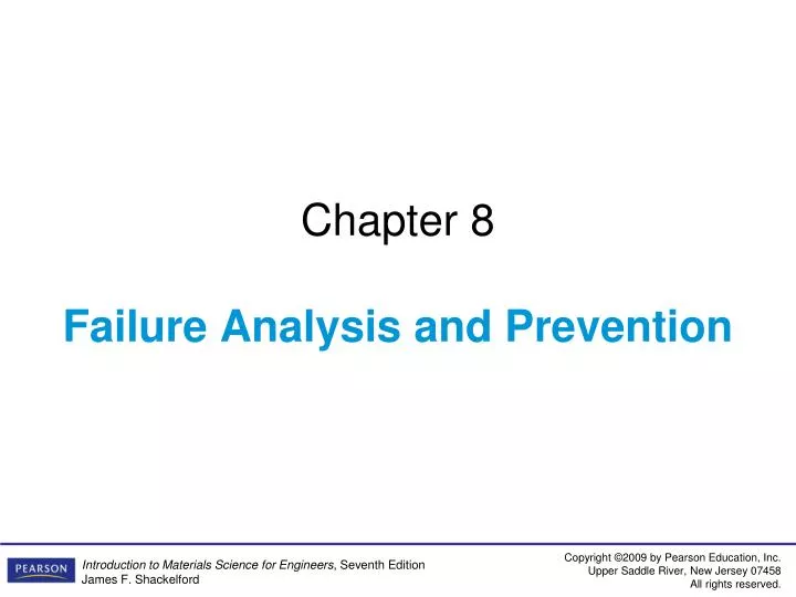 chapter 8 failure analysis and prevention