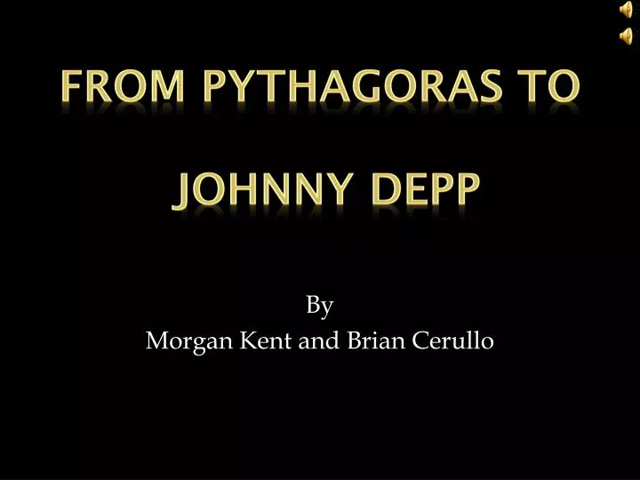 from pythagoras to johnny depp