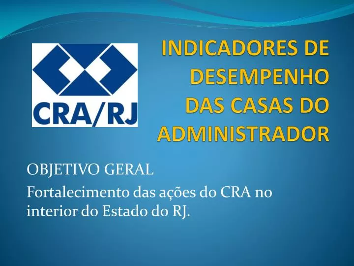 indicadores de desempenho das casas do administrador