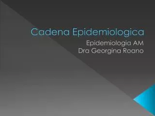 cadena epidemiologica