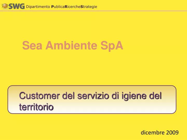 sea ambiente spa