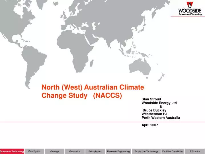 north west australian climate change study naccs