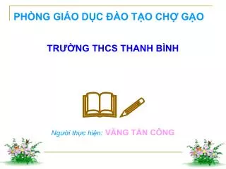 ph ng gi o d c o t o ch g o