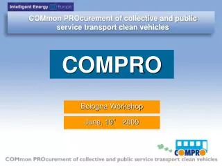 COMmon PROcurement of collective and public service transport clean vehicles