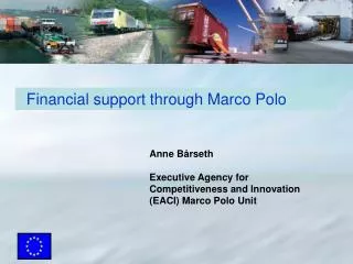 Financial support through Marco Polo