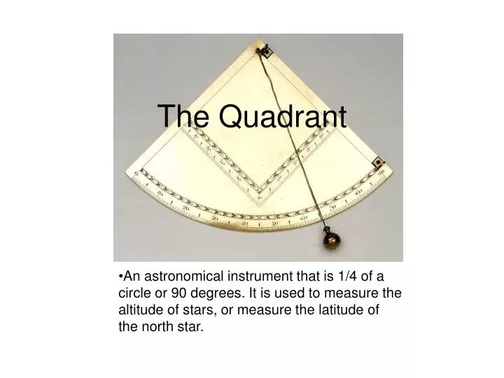 the quadrant