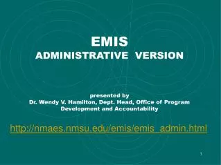 nmaes.nmsu/emis/emis_admin.html