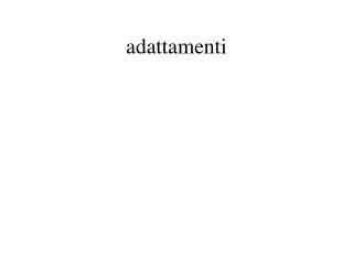 adattamenti