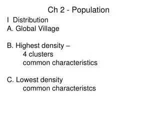Ch 2 - Population