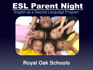 ESL Parent Night