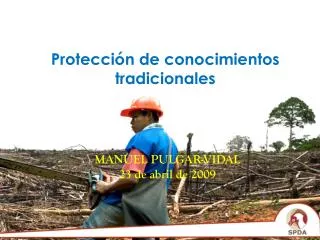 protecci n de conocimientos tradicionales