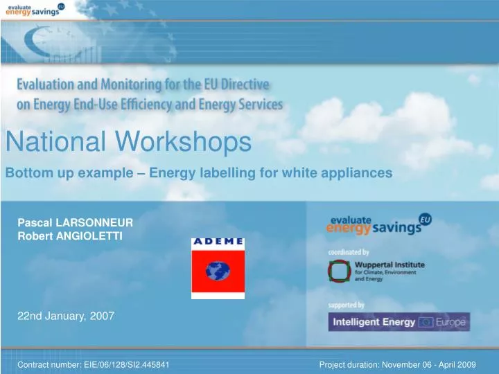 national workshops bottom up example energy labelling for white appliances