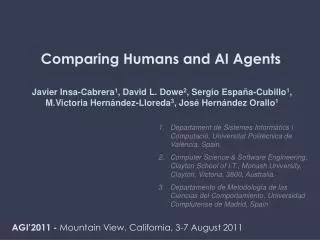 Comparing Humans and AI Agents