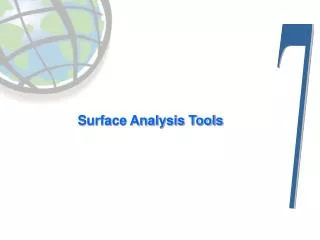 Surface Analysis Tools