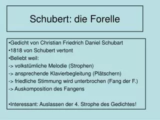schubert die forelle