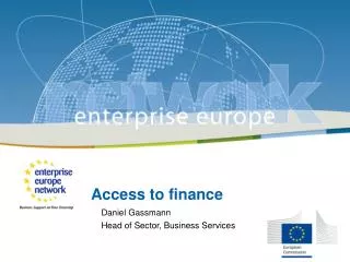 Access to finance