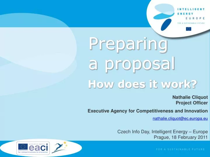 preparing a proposal